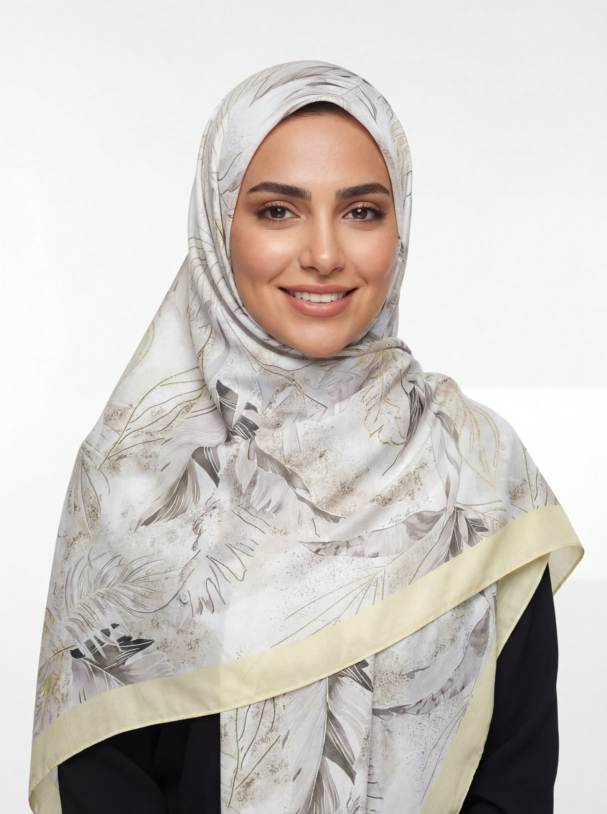 Samaa Bloom Satin Scarf Mubaraka Hijab