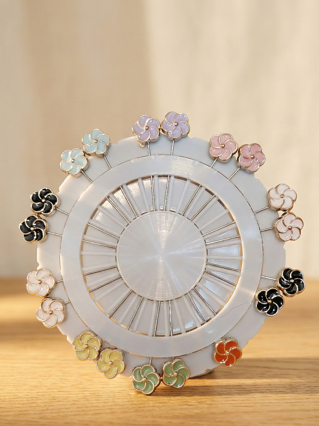 Spiral Petal Pin Wheel Mubaraka Hijab