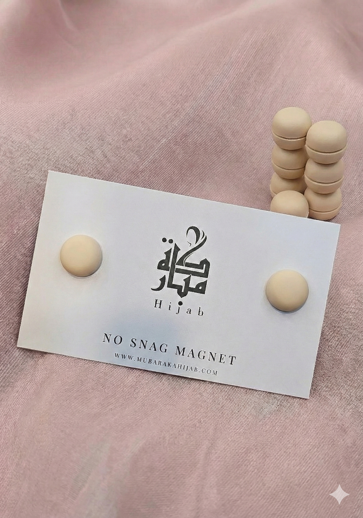 Hijab Magnetic Pin Pair Of 2 Mubaraka Hijab