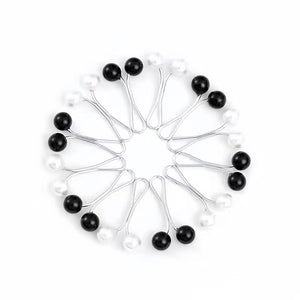 Pearl Hijab Scarf Clips Pin Mubaraka Hijab