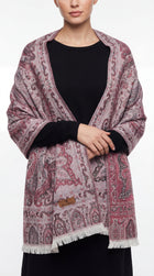 ZARIA™ Pastel Paisley Shawl Mubaraka Hijab