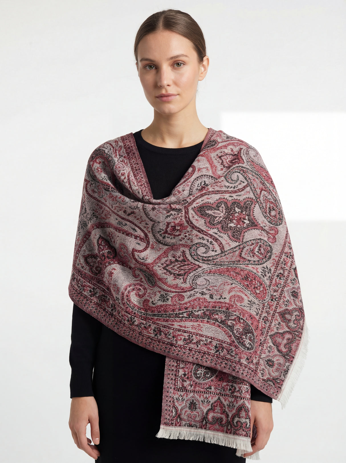 AYLA™ Sky Paisley Shawl Mubaraka Hijab