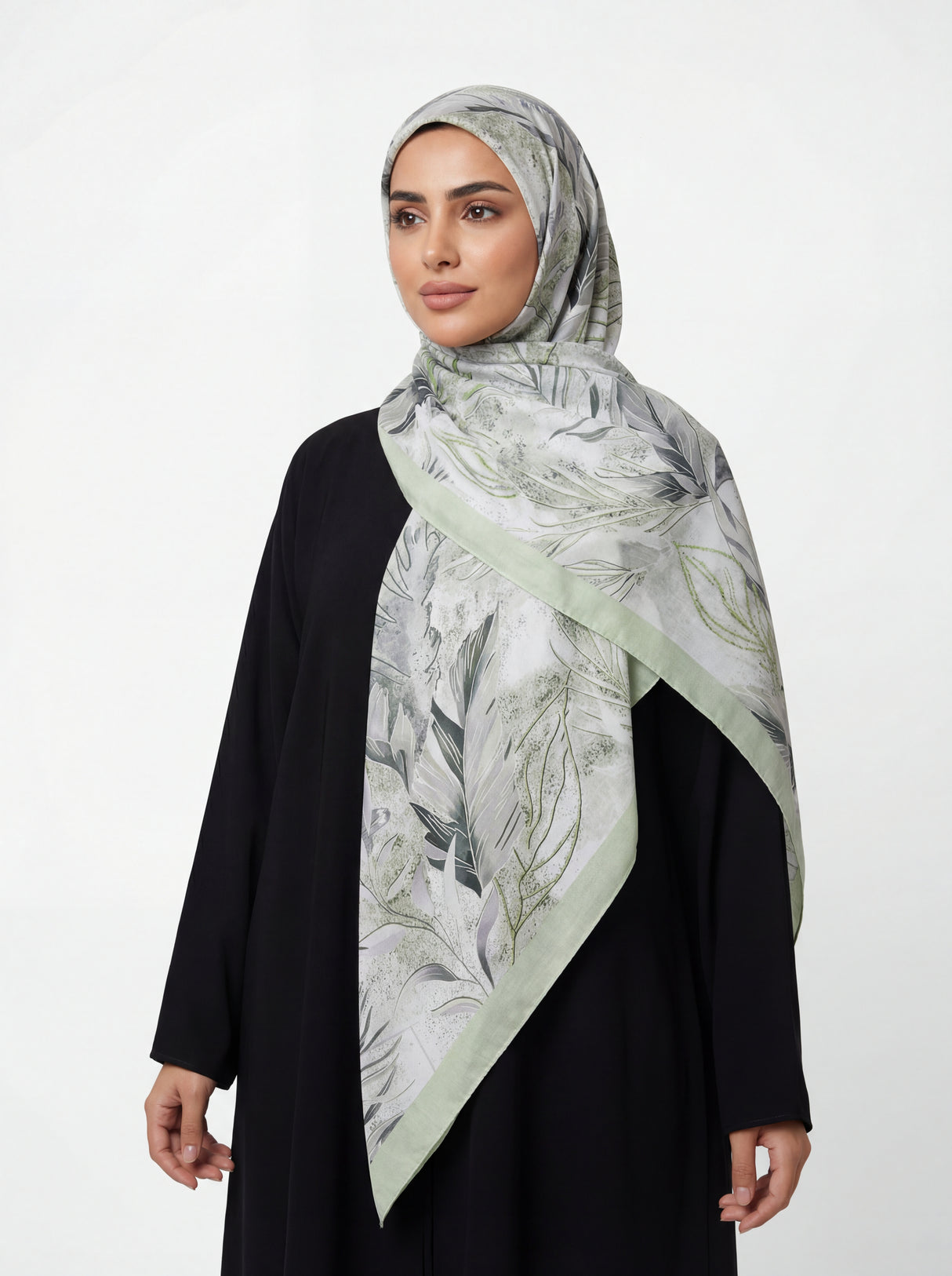 Samaa Bloom Satin Scarf Mubaraka Hijab