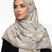 Samaa Bloom Satin Scarf Mubaraka Hijab