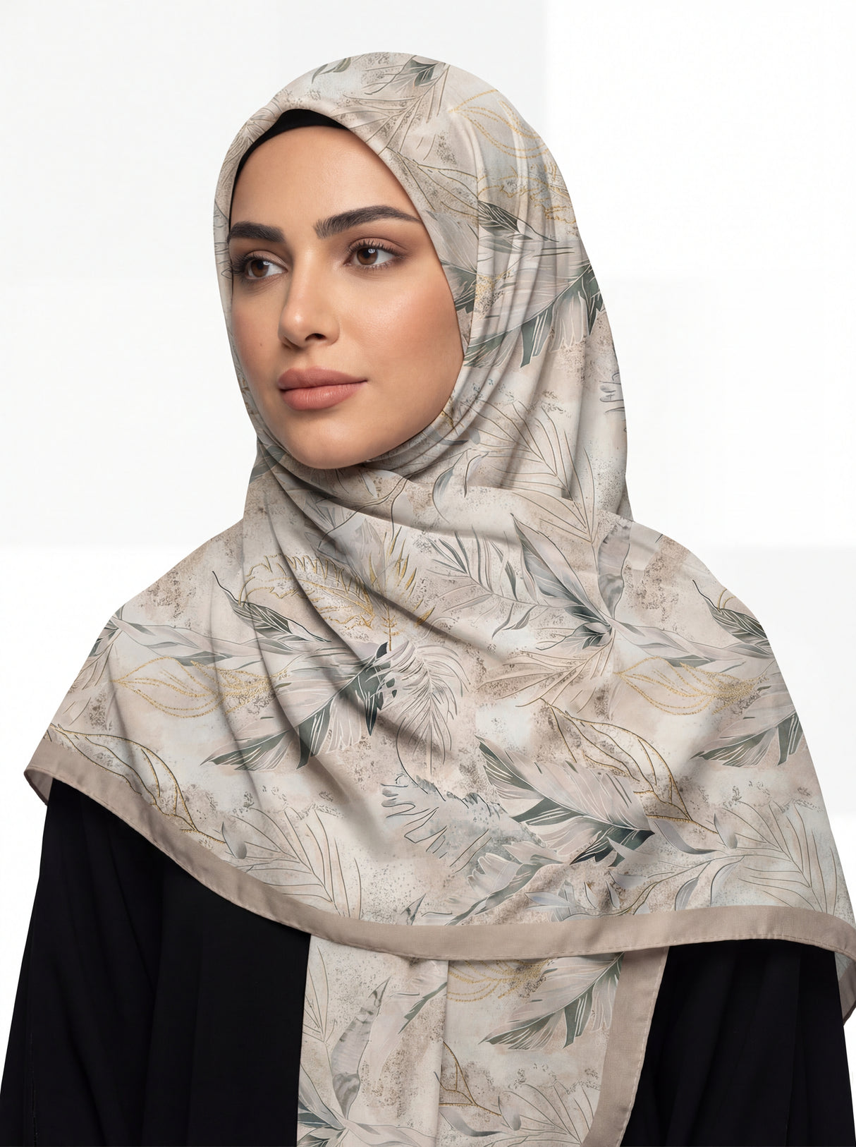 Samaa Bloom Satin Scarf Mubaraka Hijab