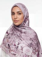 Sahara Bloom Satin Scarf Mubaraka Hijab