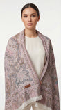 ZARIA™ Pastel Paisley Shawl Mubaraka Hijab
