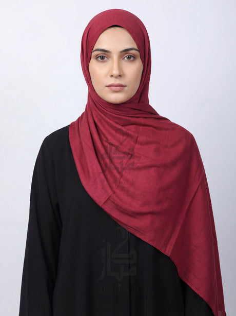 Cotton Jersey Plain Mubaraka Hijab
