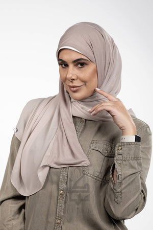 Chiffon Turkey Battan Mubaraka Hijab