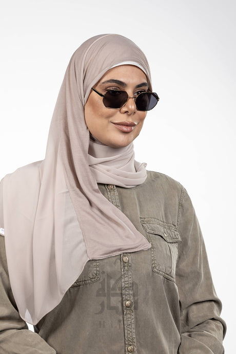 Chiffon Turkey Battan Mubaraka Hijab