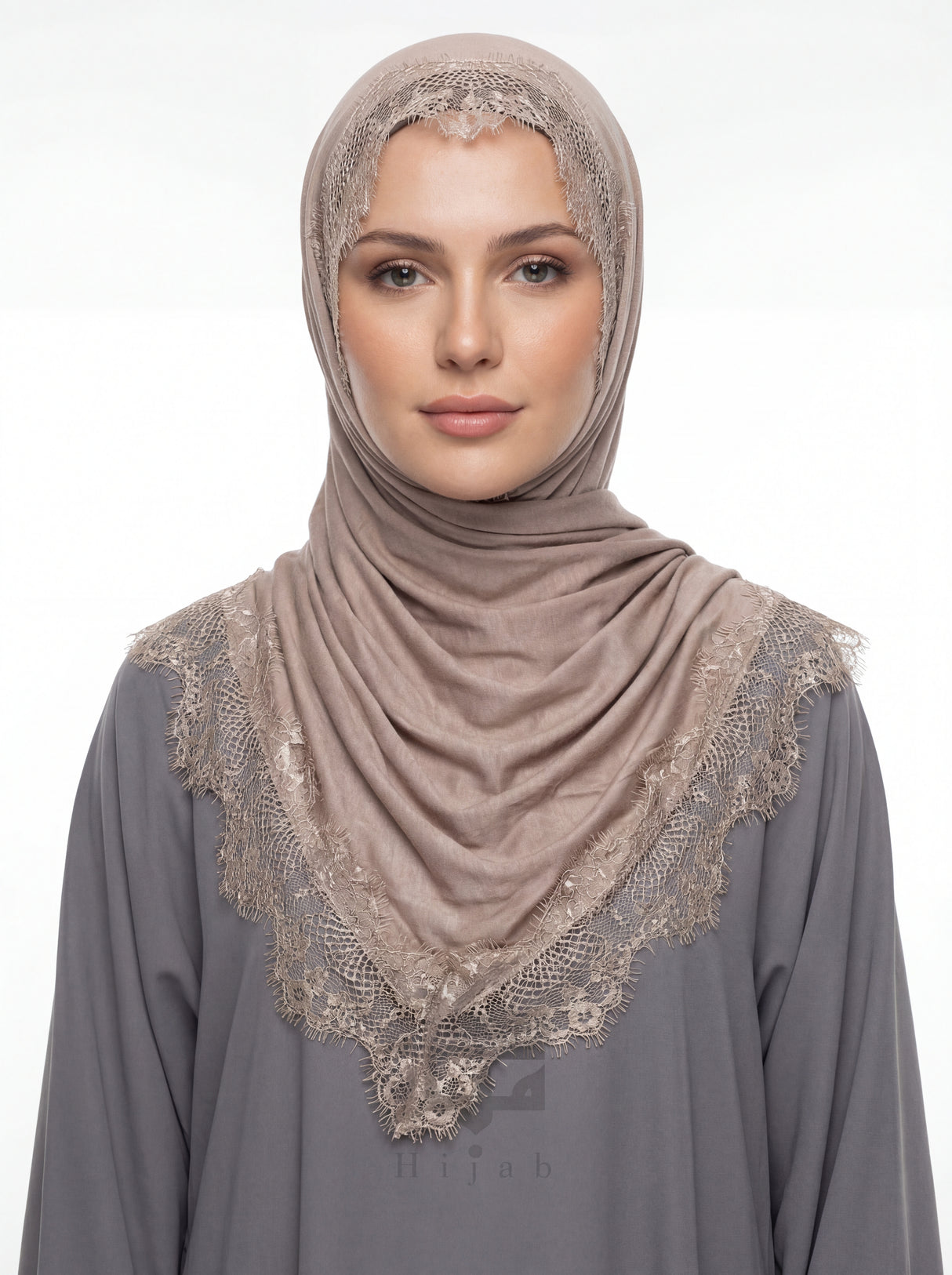 Cotton Lace Hijab Mubaraka Hijab