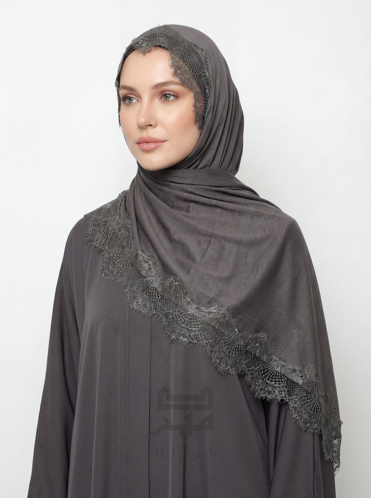 Cotton Lace Hijab Mubaraka Hijab