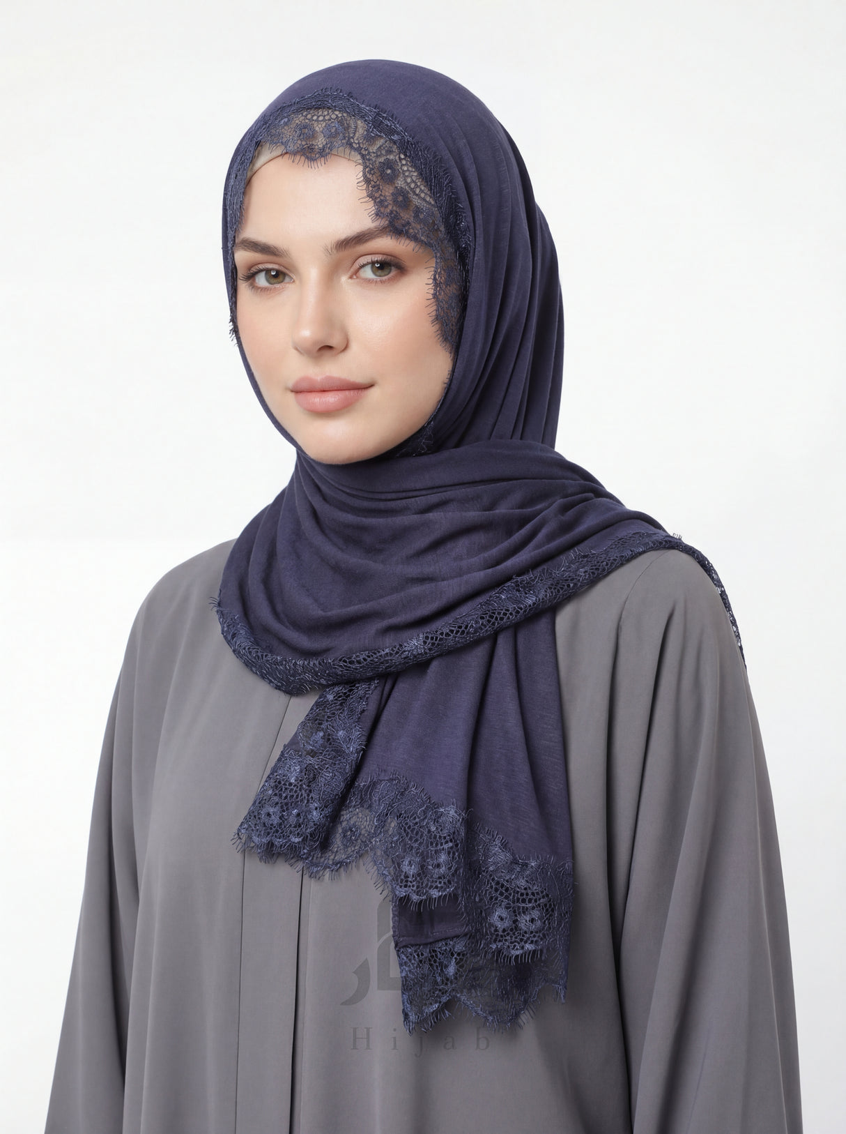 Cotton Lace Hijab Mubaraka Hijab