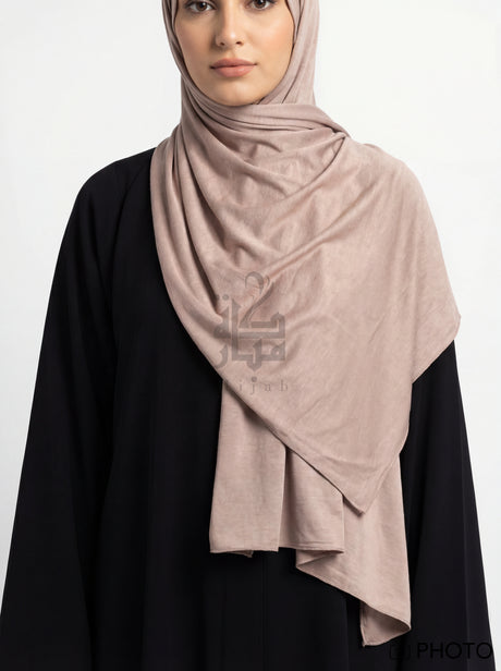 Cotton Jersey Plain Mubaraka Hijab