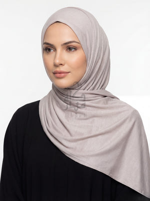 Cotton Jersey Plain Mubaraka Hijab