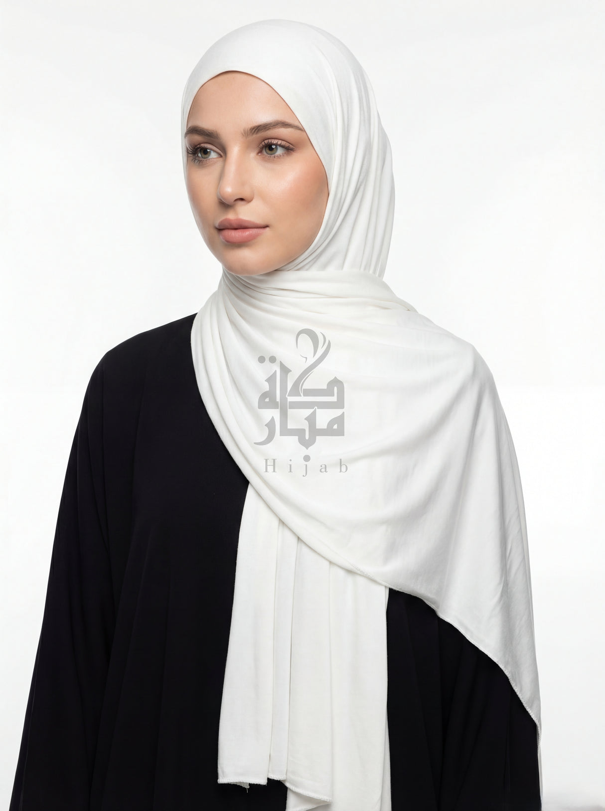 Cotton Jersey Plain Mubaraka Hijab