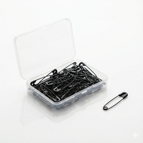 Small Black Safety Pin Mubaraka Hijab