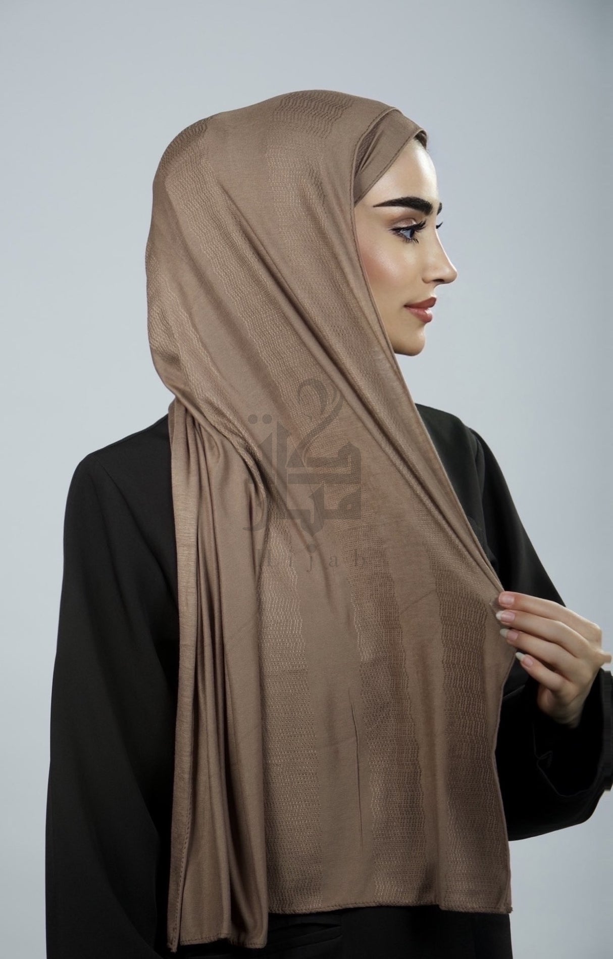 Jacquard Wave Print Hijab - Mubaraka Hijab
