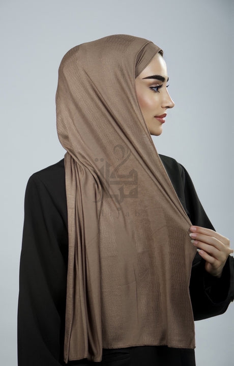 Jacquard Wave Print Hijab - Mubaraka Hijab