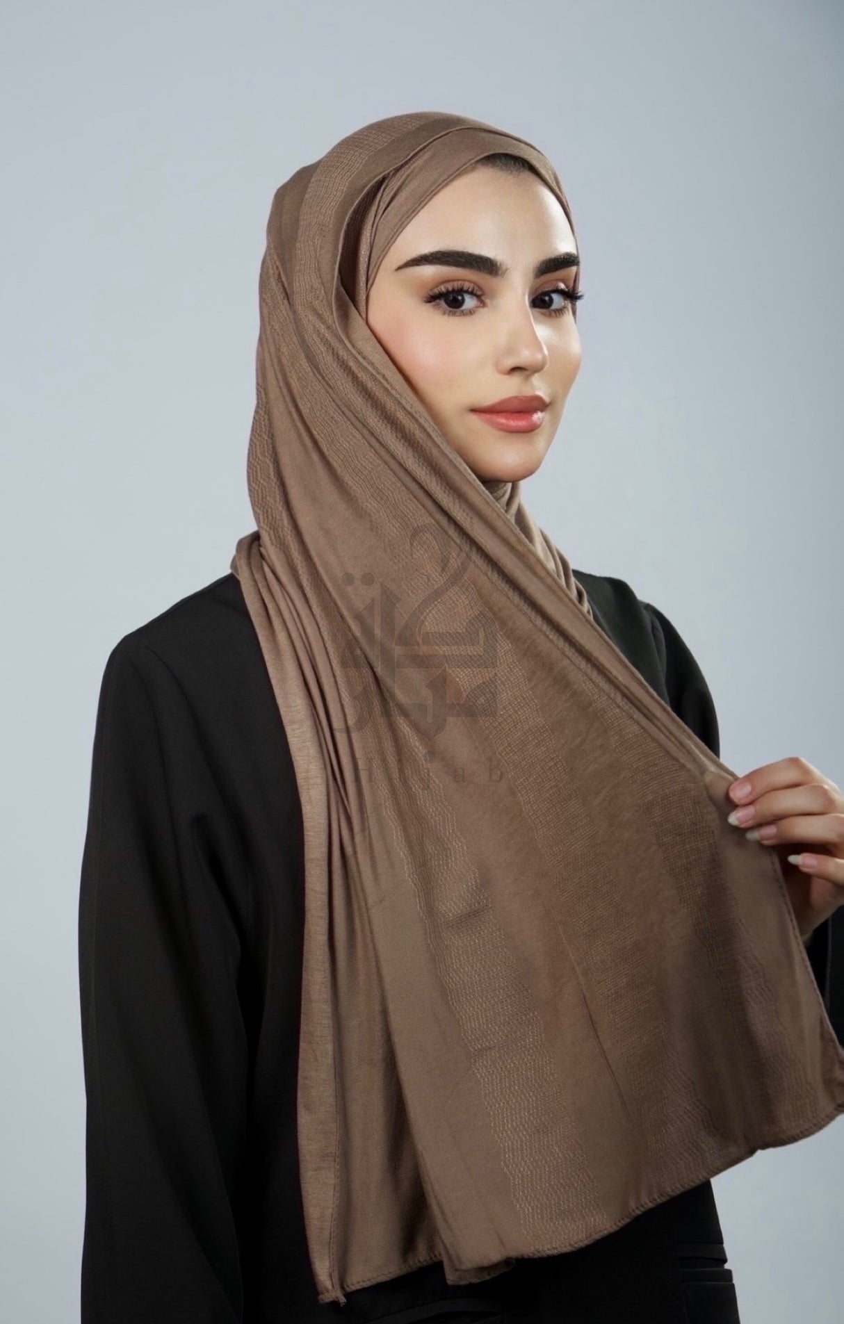 Jacquard Wave Print Hijab - Mubaraka Hijab