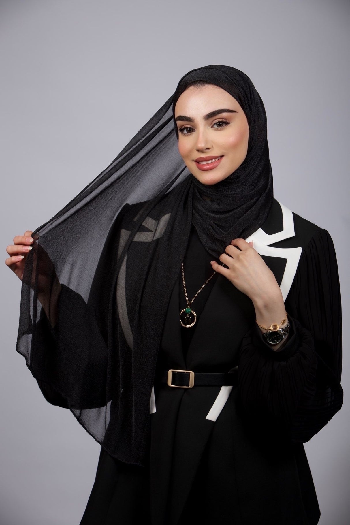 Cashmere Plain Hijab - Mubaraka Hijab