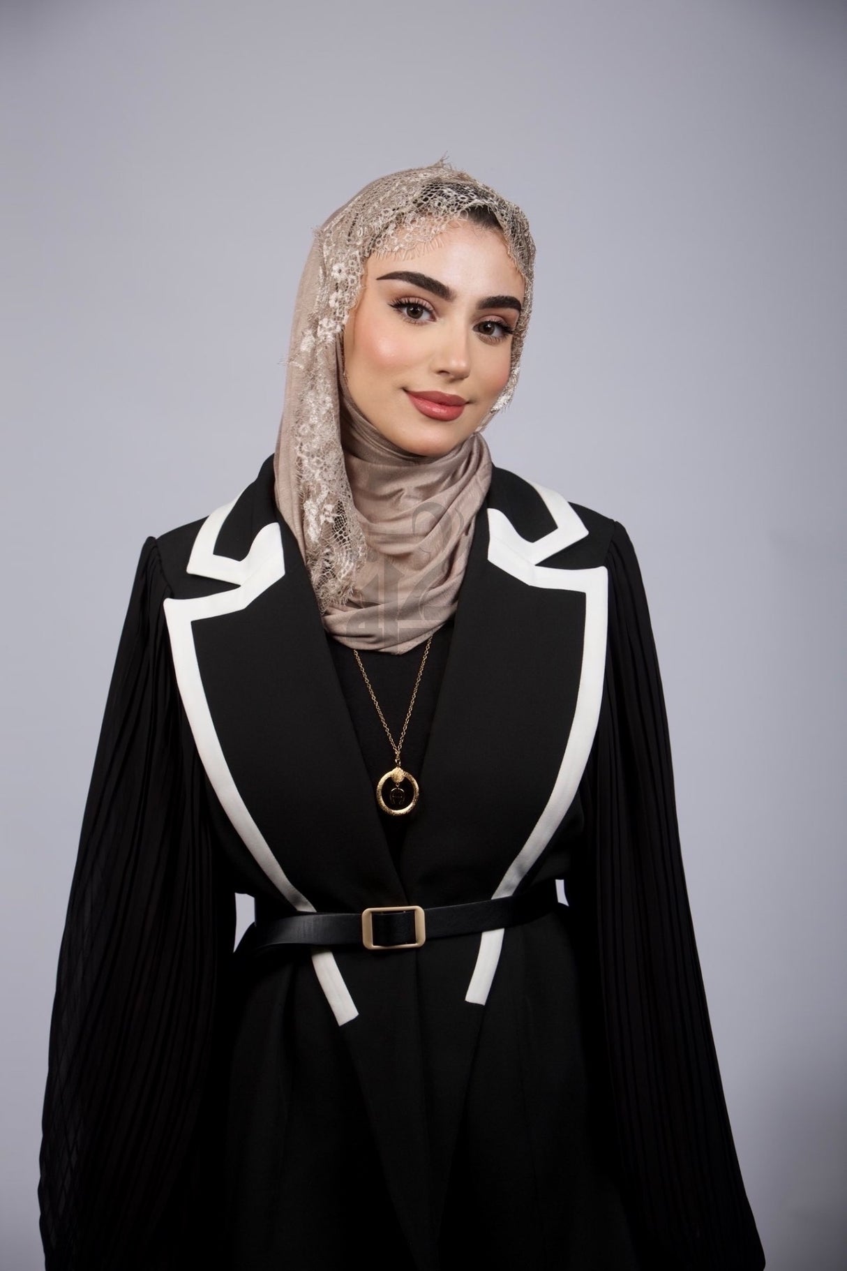 Cotton Lace Hijab - Mubaraka Hijab