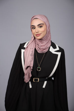 Jacquard Tiger Print Hijab - Mubaraka Hijab