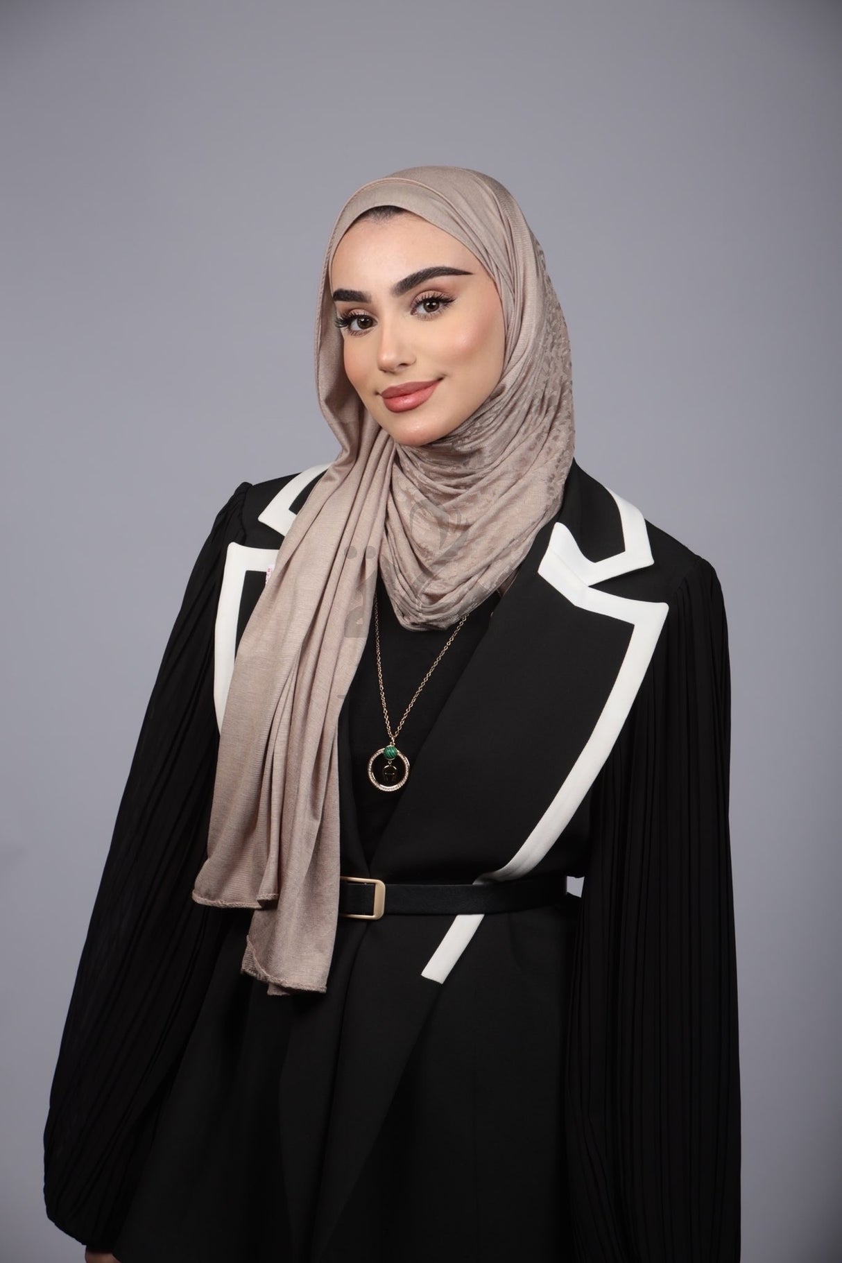 Jacquard Tiger Print Hijab - Mubaraka Hijab