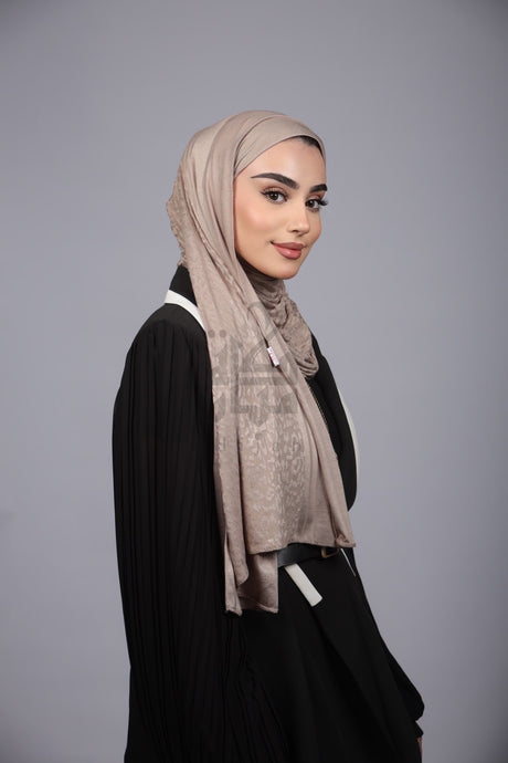 Jacquard Tiger Print Hijab - Mubaraka Hijab