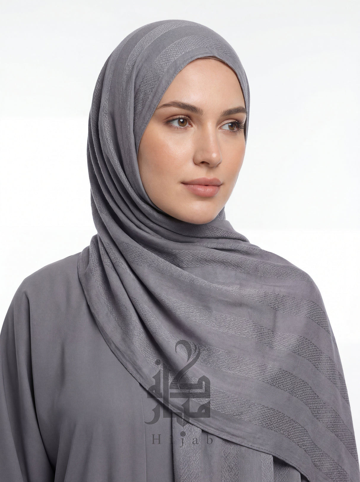 Jacquard Block Printed Hijab Mubaraka Hijab