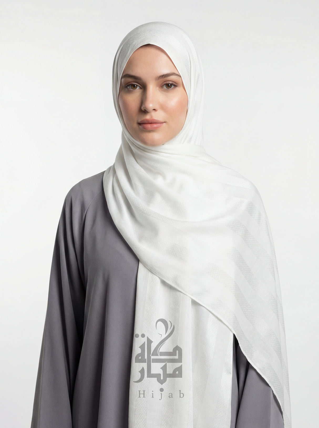 Jacquard Block Printed Hijab Mubaraka Hijab