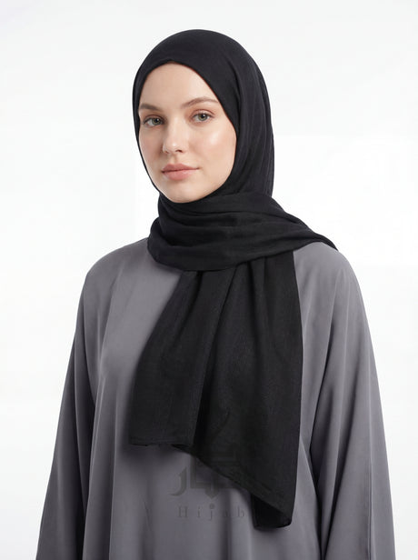Jacquard Block Printed Hijab Mubaraka Hijab