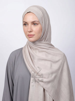 Jacquard Block Printed Hijab Mubaraka Hijab