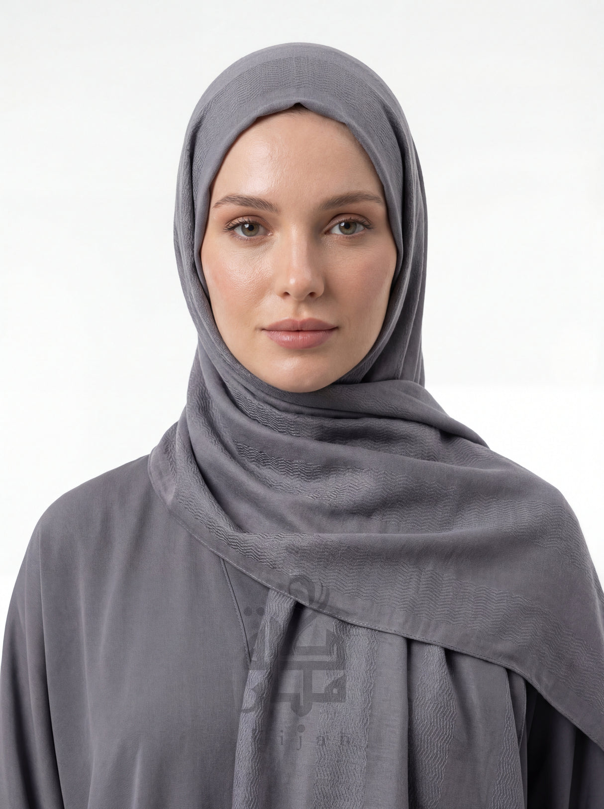 Jacquard Wave Print Hijab Mubaraka Hijab