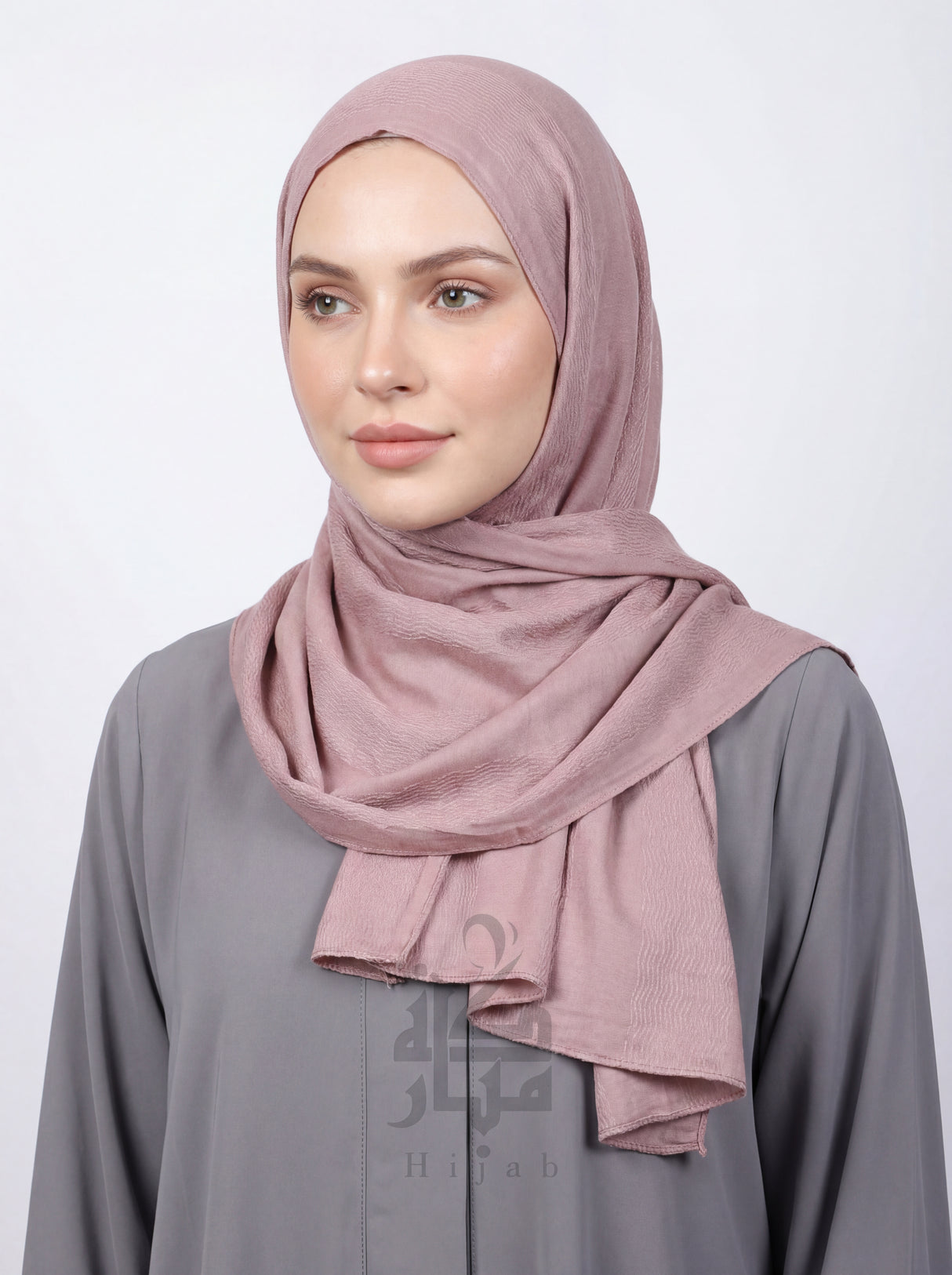Jacquard Wave Print Hijab Mubaraka Hijab