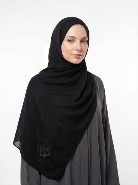 Jacquard Wave Print Hijab Mubaraka Hijab