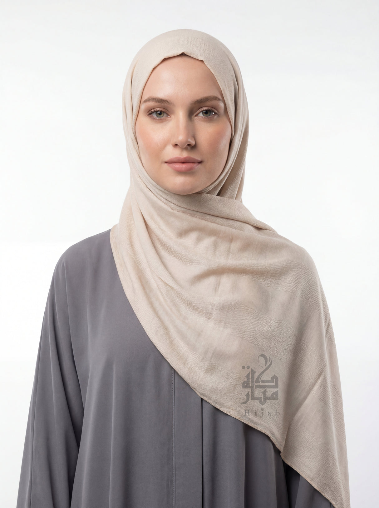 Jacquard Wave Print Hijab Mubaraka Hijab