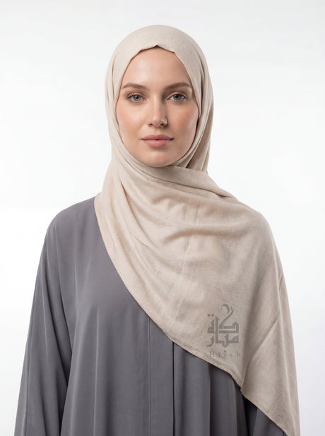 Jacquard Wave Print Hijab Mubaraka Hijab