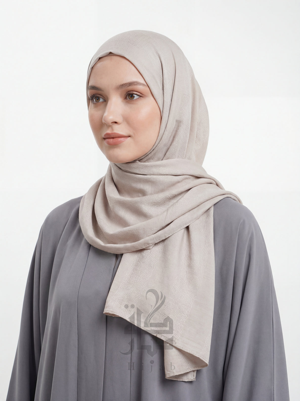 Jacquard Wave Print Hijab Mubaraka Hijab