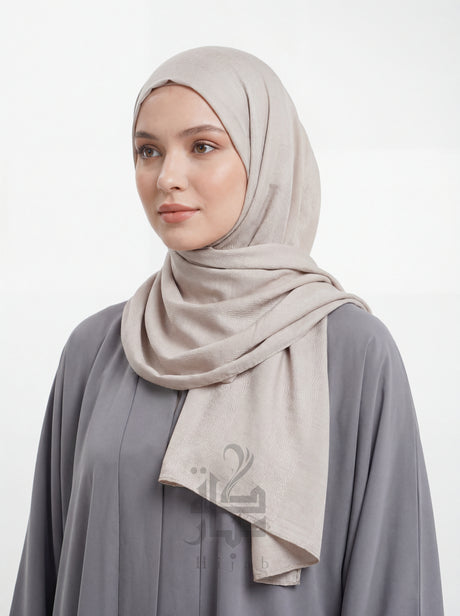 Jacquard Wave Print Hijab Mubaraka Hijab