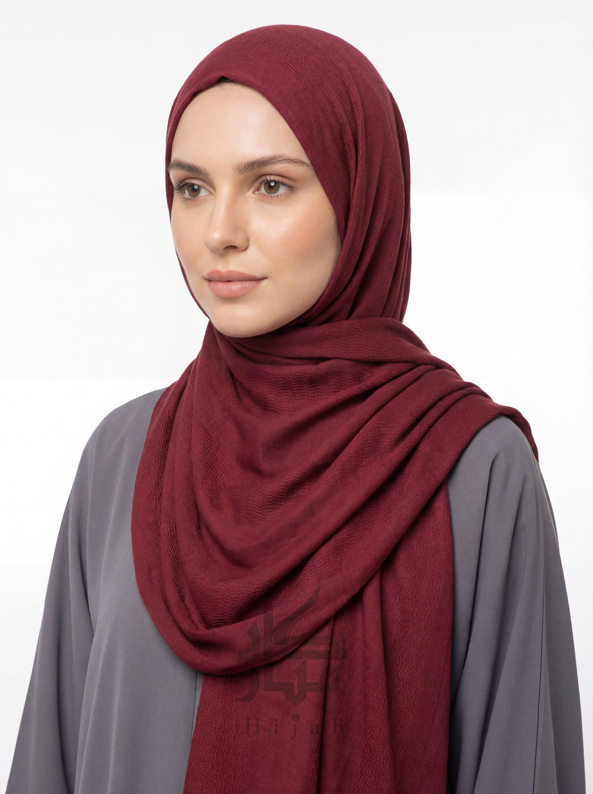 Jacquard Wave Print Hijab Mubaraka Hijab