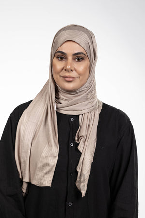 Jacquard Stripe Design Mubaraka Hijab