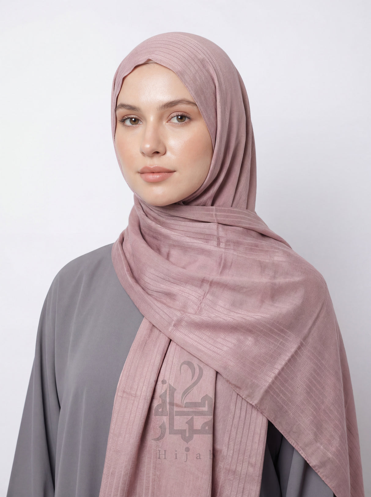 Jacquard Stripe Design Hijab Mubaraka Hijab