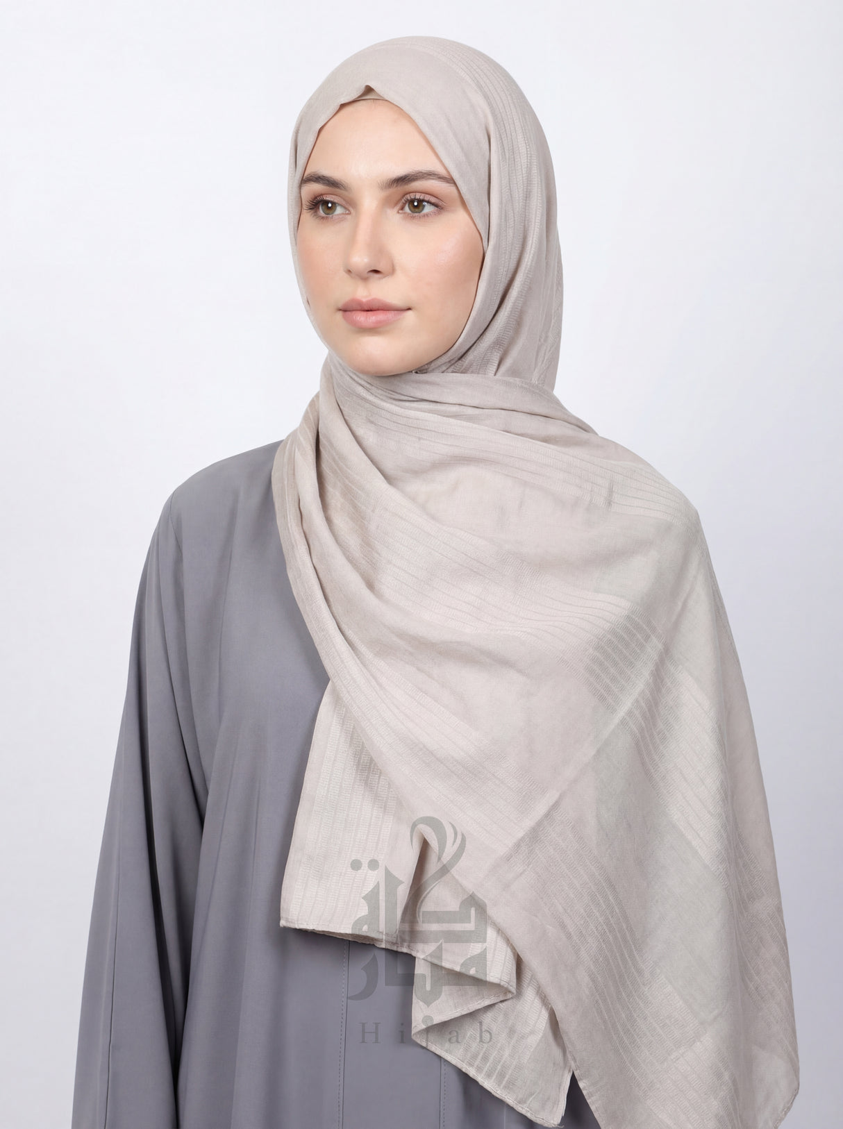 Jacquard Stripe Design Hijab Mubaraka Hijab