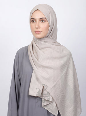 Jacquard Stripe Design Hijab Mubaraka Hijab