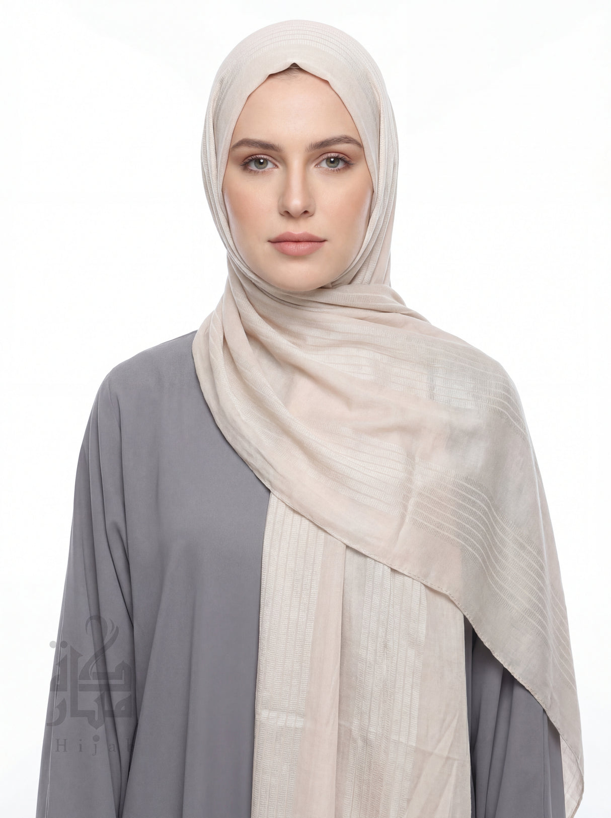 Jacquard Stripe Design Hijab Mubaraka Hijab