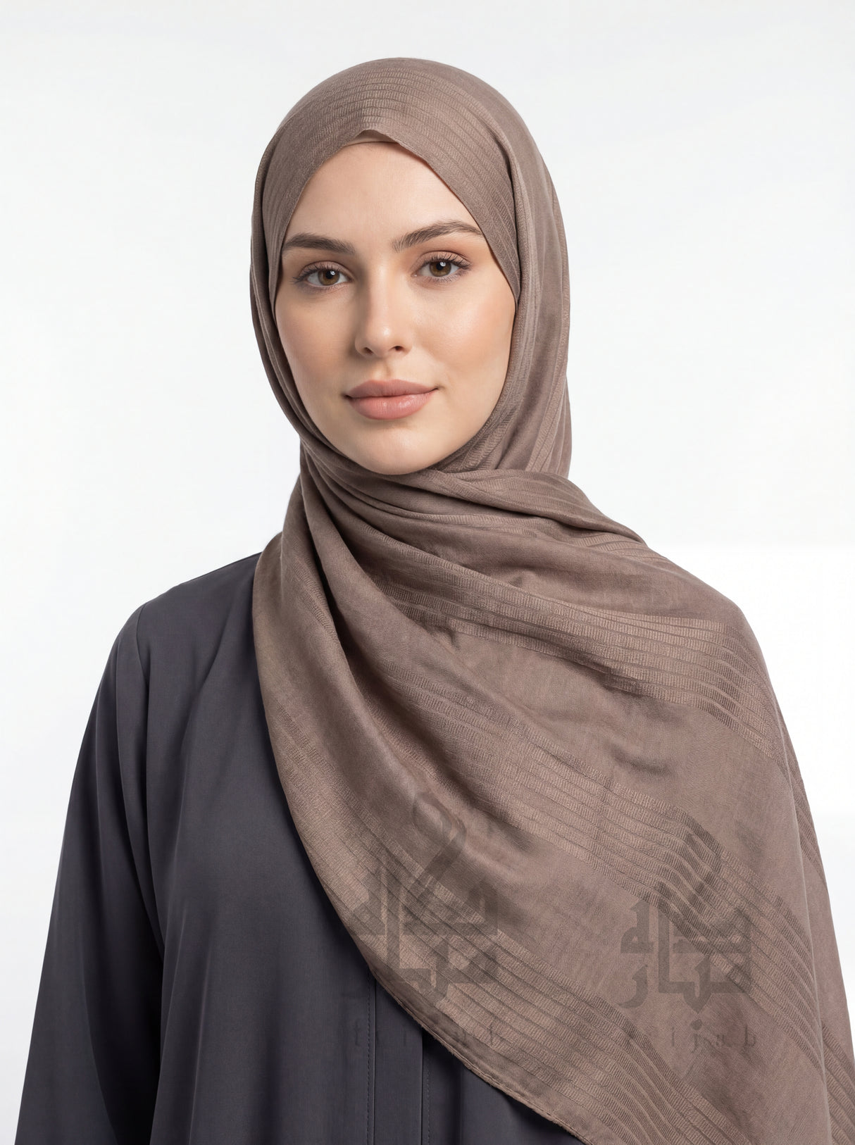 Jacquard Stripe Design Hijab Mubaraka Hijab