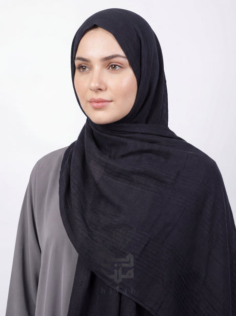 Jacquard Stripe Design Hijab Mubaraka Hijab