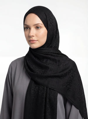 Jacquard Tiger Print Hijab Mubaraka Hijab