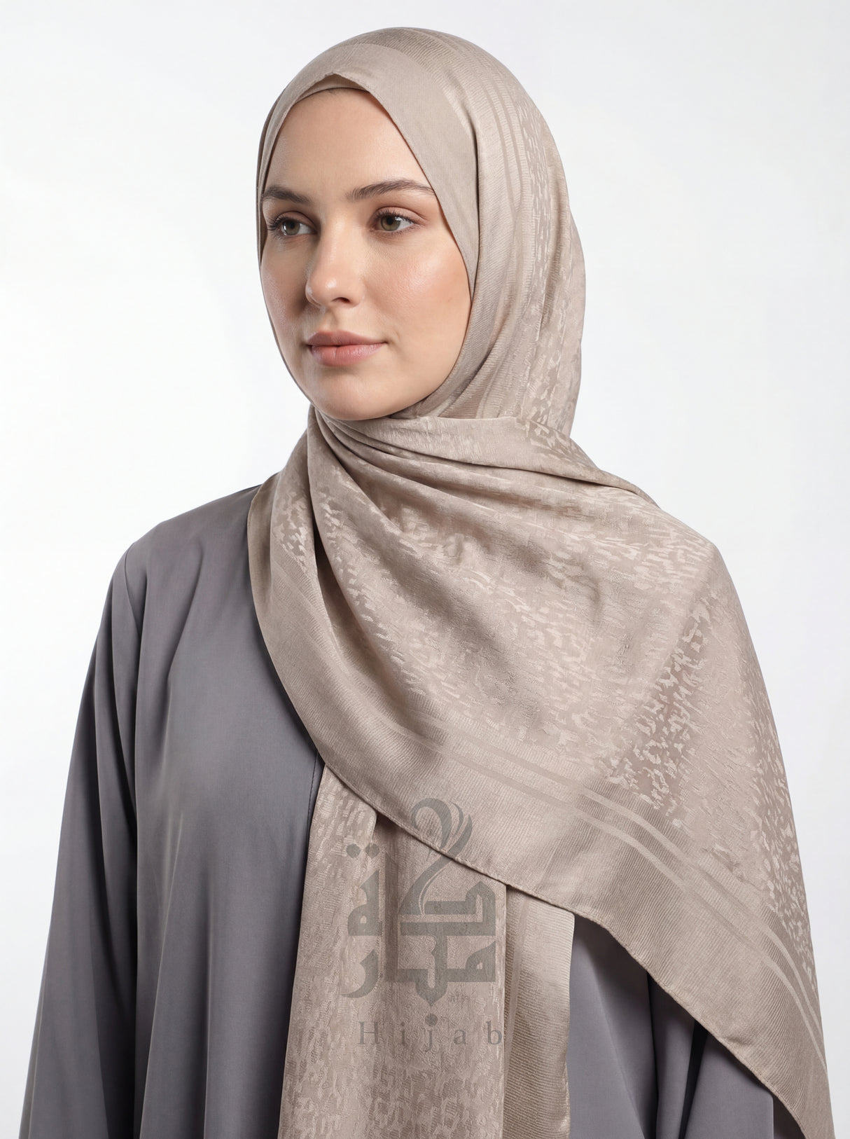 Jacquard Tiger Print Hijab Mubaraka Hijab